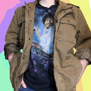 Levi's Tan Military-style Insulated Utility Jacket